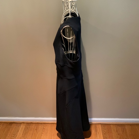 CALVIN KLEIN Black Sheath Dress - Size 14 - Picture 3 of 8